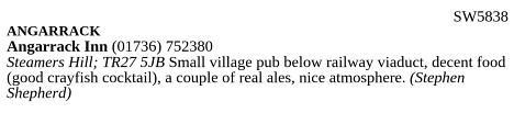 Angarrack Inn entry in The Good Pub Guide 2013 Angarrack Inn entry in The Good Pub Guide 2013