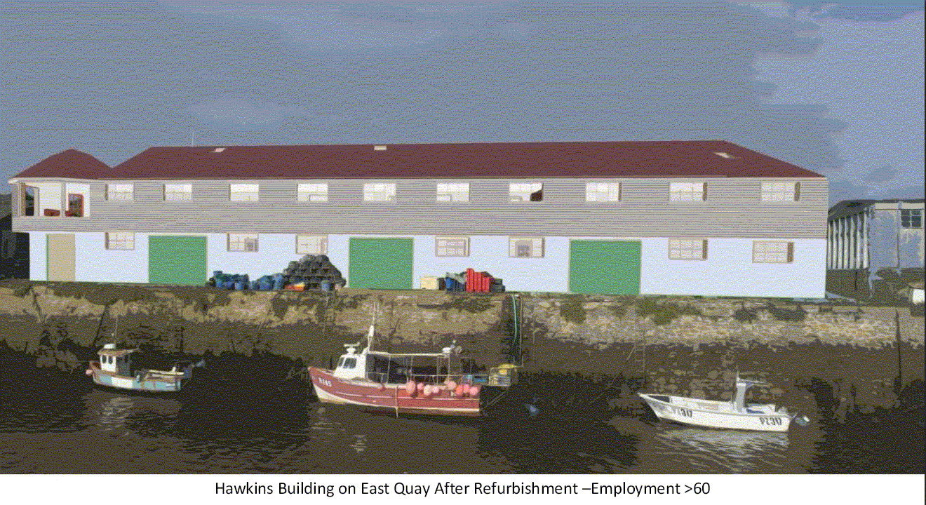 HHT - Hawkins Building on East Quay After Refurbishment - Employment > 60